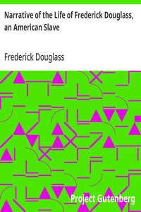 Narrative of the Life of Frederick Douglass — cover